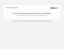 Tablet Screenshot of deveserisso.com.br